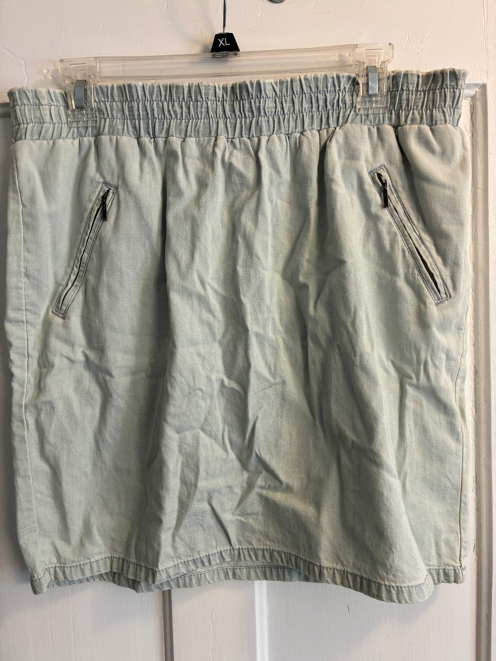 Merona Light Chambray Mini Skirt with Elastic Waist